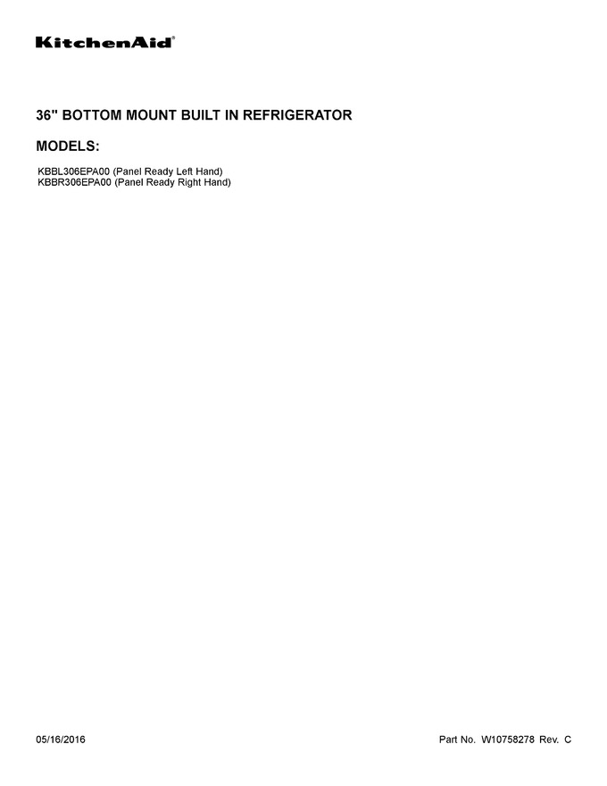 Diagram for KBBR306EPA00