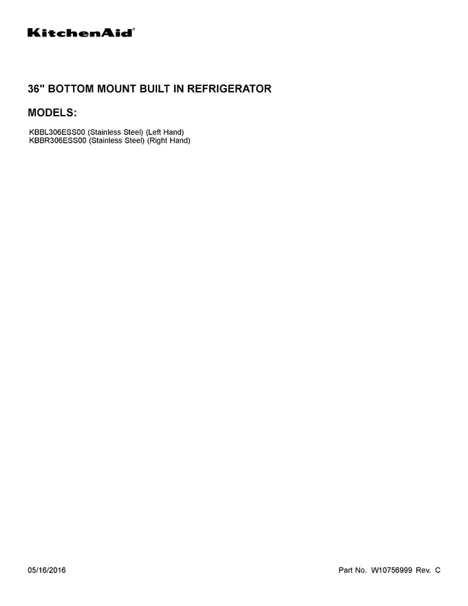 Diagram for KBBR306ESS00