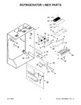 Diagram for 04 - Refrigerator Liner Parts