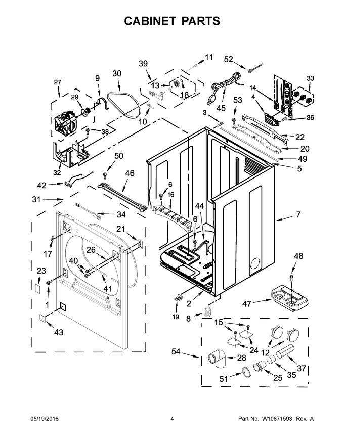 Diagram for WGD8000DW3