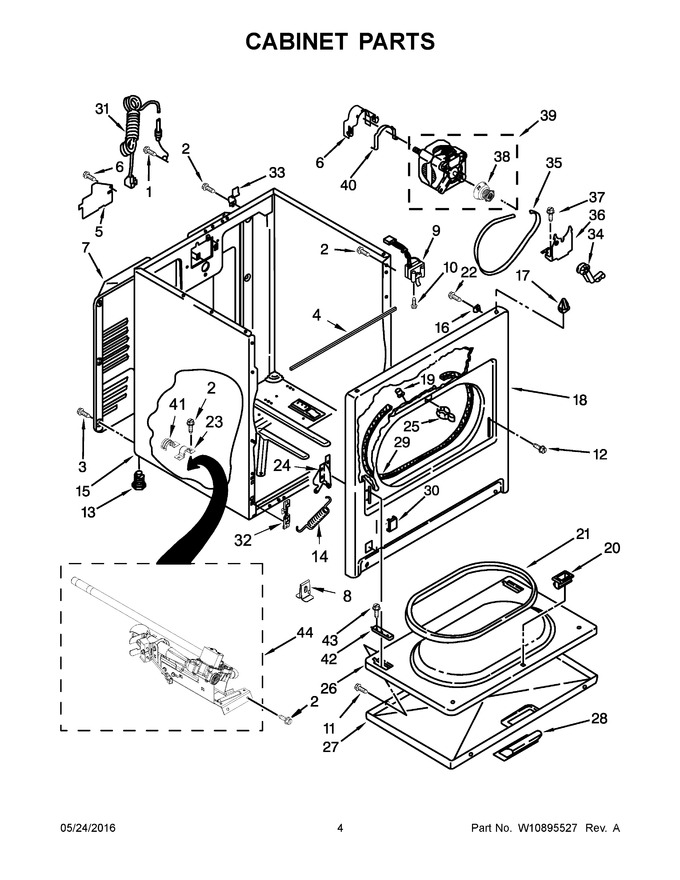 Diagram for WGD5000DW3