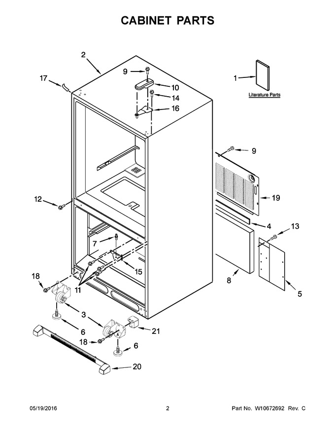 Diagram for WRB119WFBM00