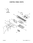 Diagram for 02 - Control Panel Parts