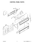 Diagram for 03 - Control Panel Parts