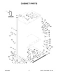 Diagram for 02 - Cabinet Parts