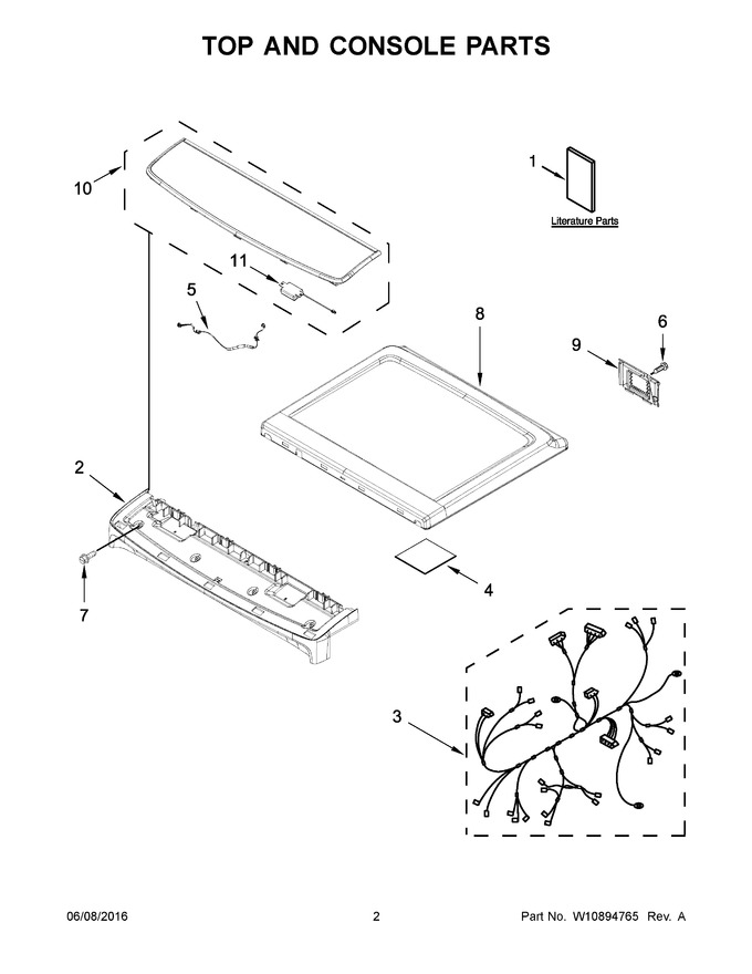 Diagram for YWED9500EC0