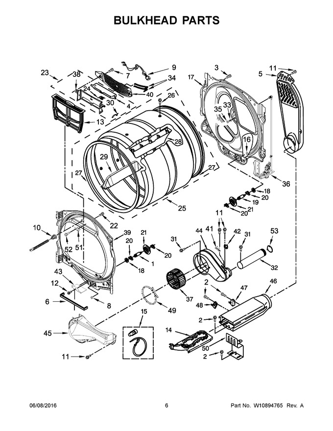 Diagram for YWED9500EW0