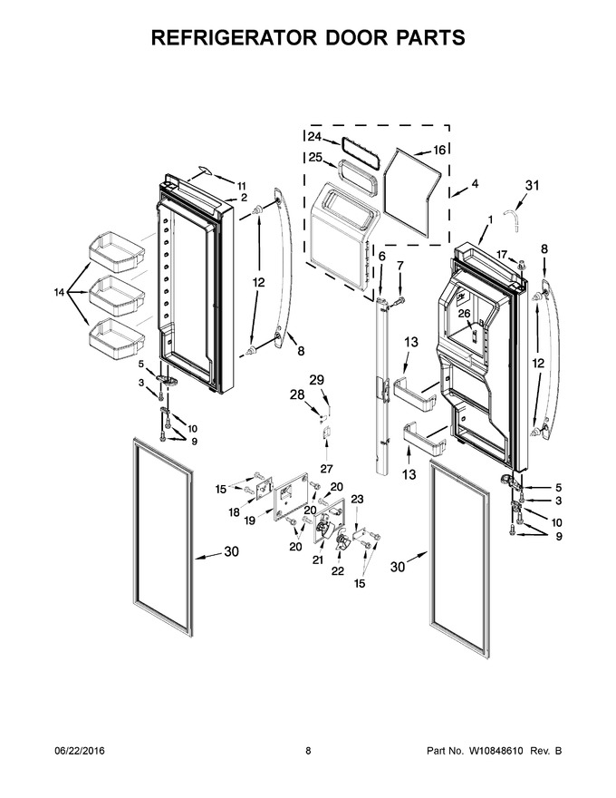 Diagram for WRF757SDEE01