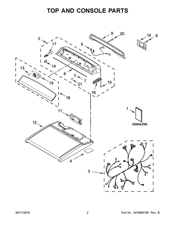 Diagram for YWED8500DW3