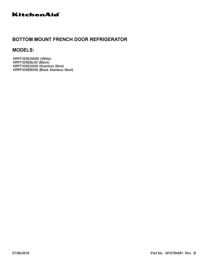 Diagram for KRFF305EWH00