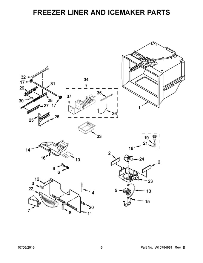 Diagram for KRFF305EWH00