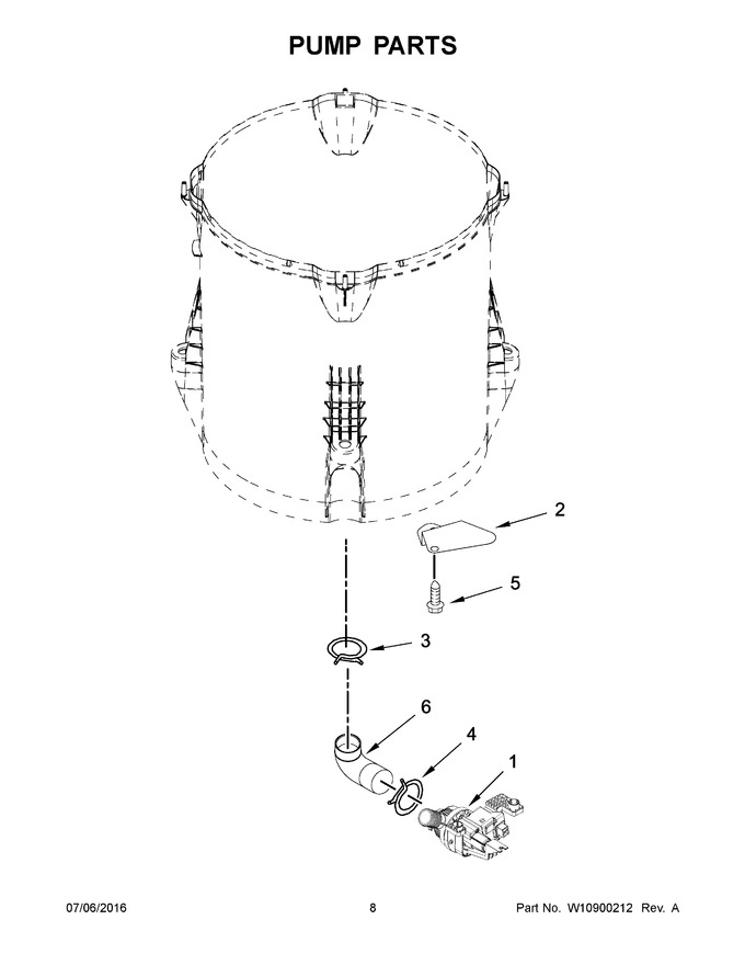 Diagram for WTW7040DW1