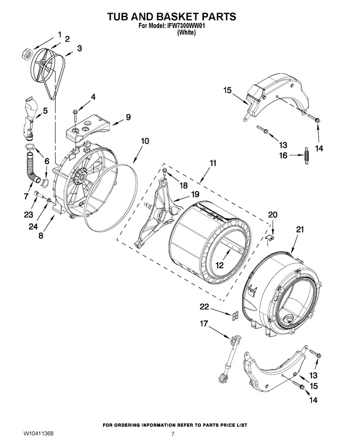 Diagram for IFW7300WW01