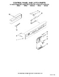 Diagram for 02 - Control Panel And Latch Parts