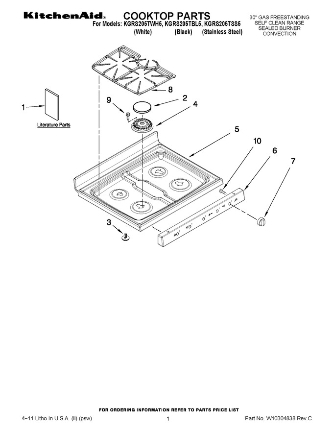 Diagram for KGRS205TBL5