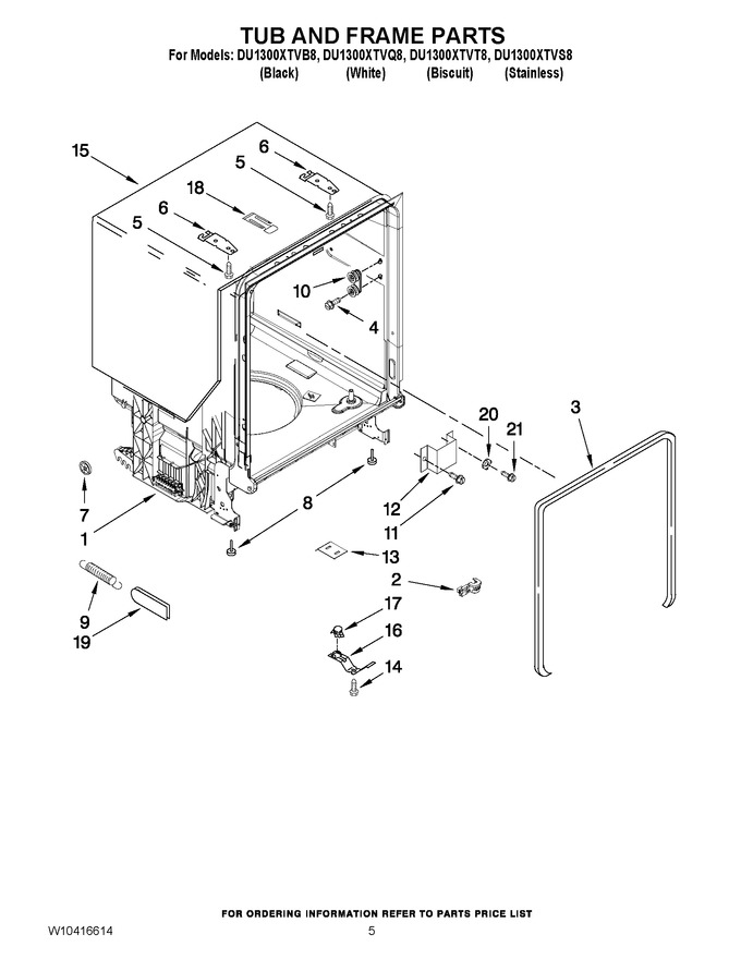 Diagram for DU1300XTVQ8
