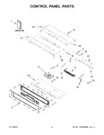 Diagram for 02 - Control Panel Parts