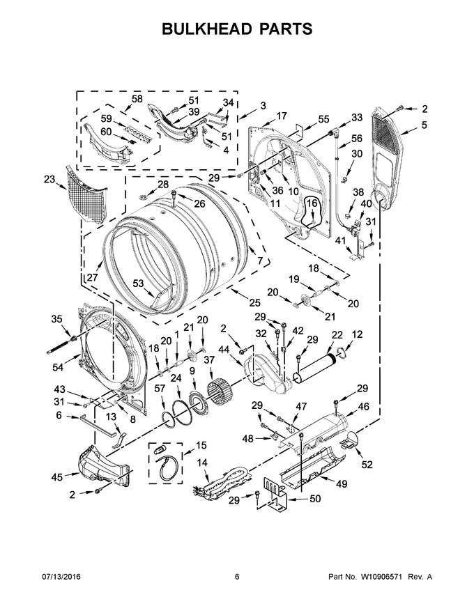 Diagram for WED8540FW0