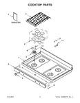 Diagram for 02 - Cooktop Parts