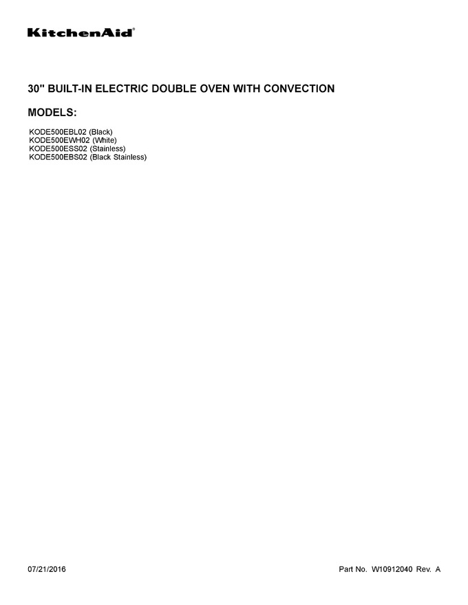 Diagram for KODE500ESS02