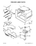 Diagram for 04 - Freezer Liner Parts