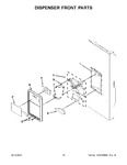 Diagram for 10 - Dispenser Front Parts