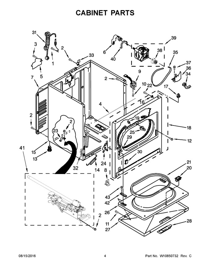 Diagram for WGD4915EW1