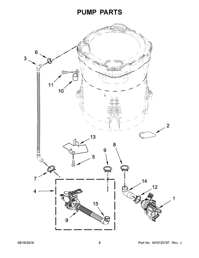Diagram for WTW8500DR0