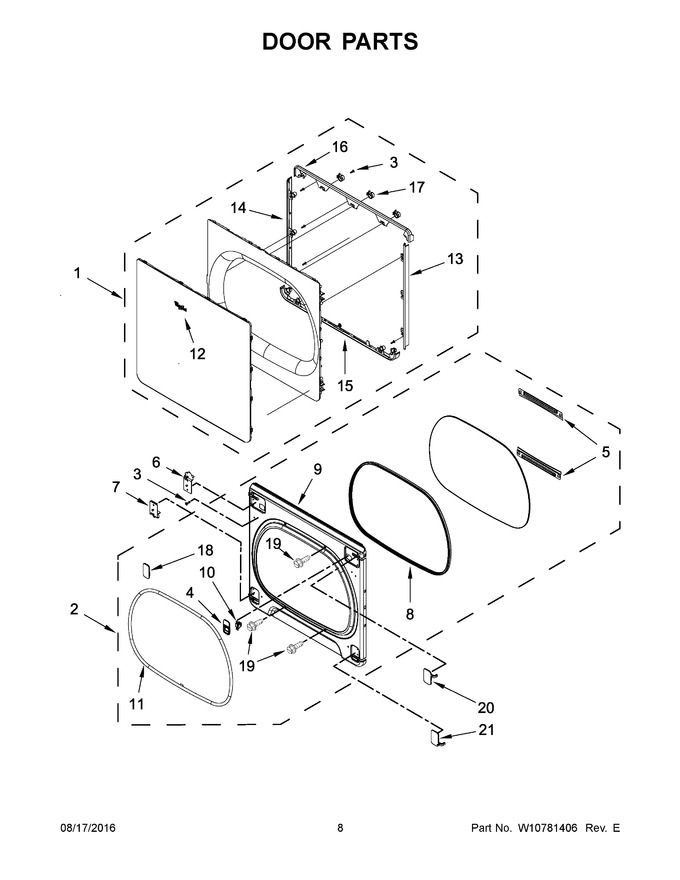 Diagram for WED8500DR1