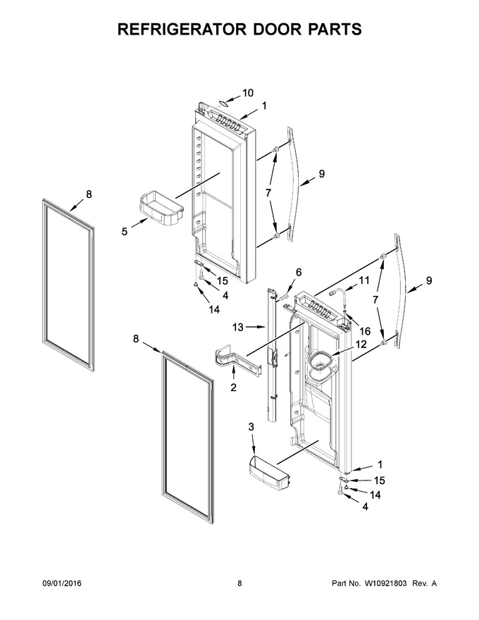 Diagram for WRX735SDBH01
