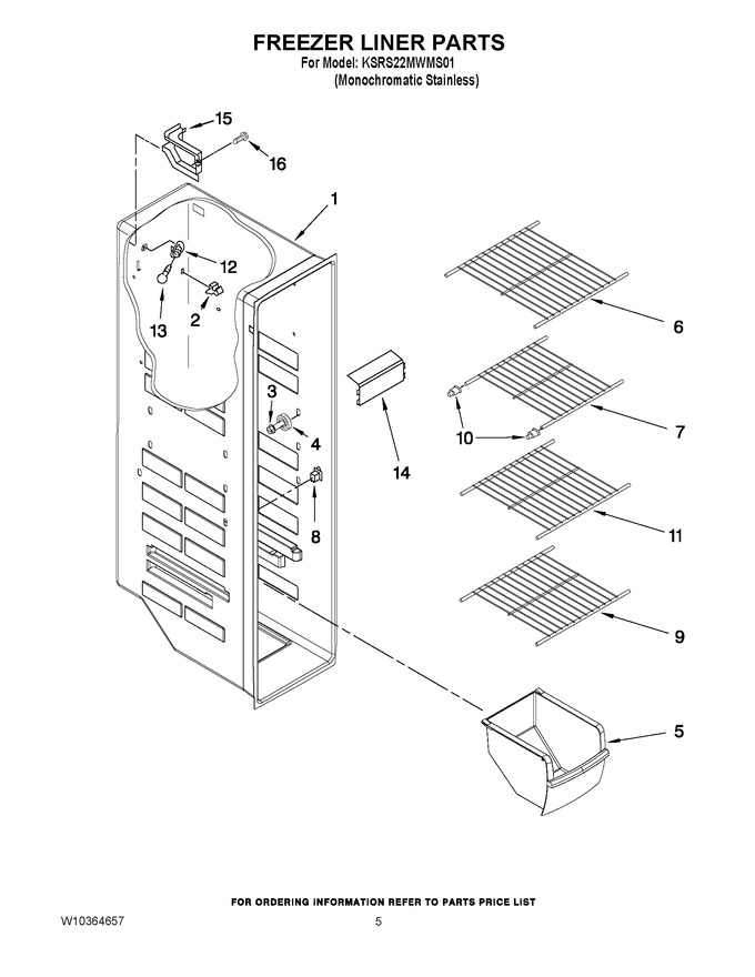 Diagram for KSRS22MWMS01