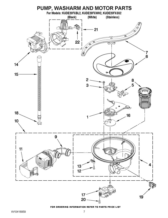 Diagram for KUDE20FXWH2