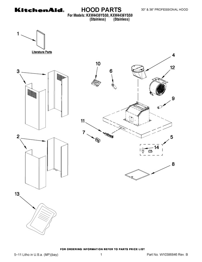 Diagram for KXW4430YSS0