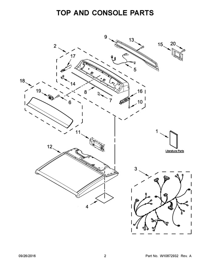 Diagram for WGD8500DW3
