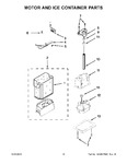 Diagram for 06 - Motor And Ice Container Parts