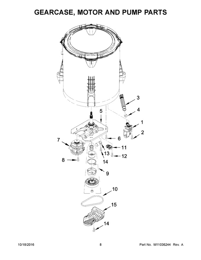Diagram for WTW4815EW2