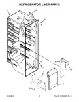 Diagram for 03 - Refrigerator Liner Parts