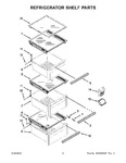 Diagram for 04 - Refrigerator Shelf Parts