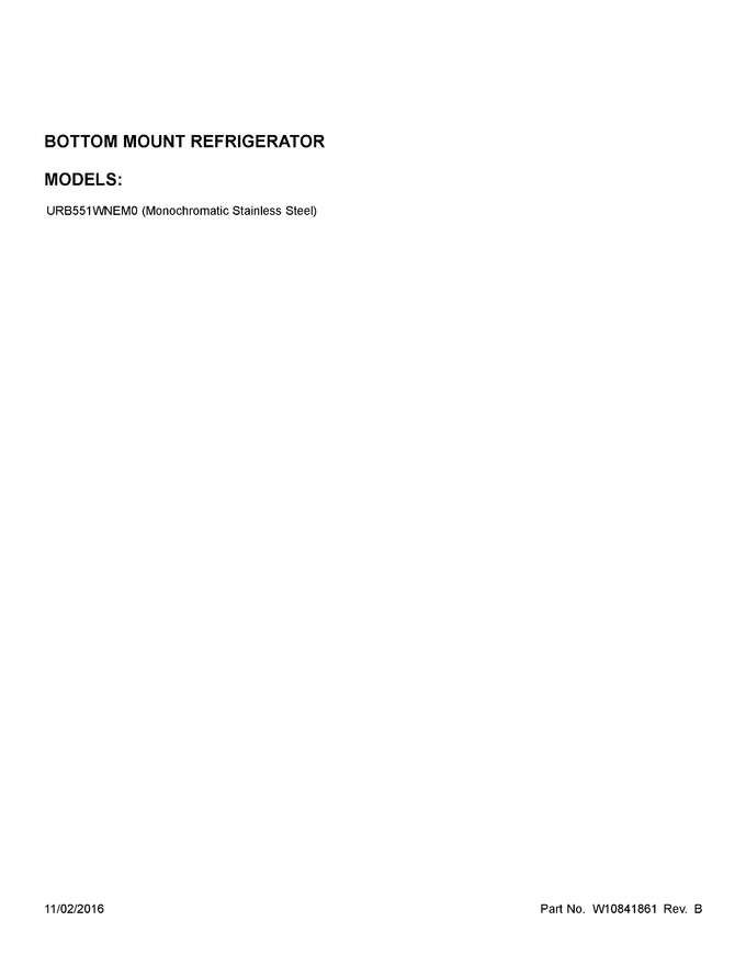 Diagram for URB551WNEM0