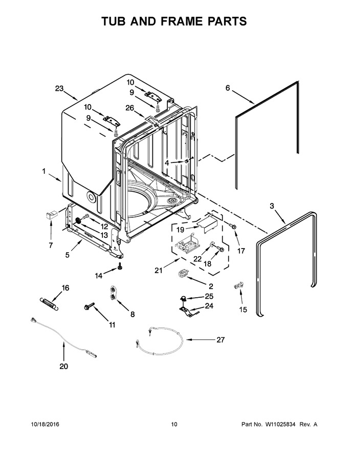 Diagram for WDT920SADH3