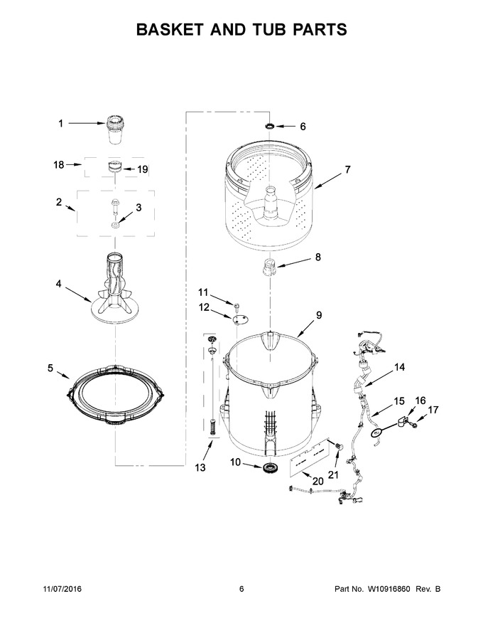 Diagram for 3DWTW3000FW0
