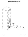 Diagram for 04 - Freezer Liner Parts