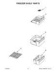Diagram for 08 - Freezer Shelf Parts