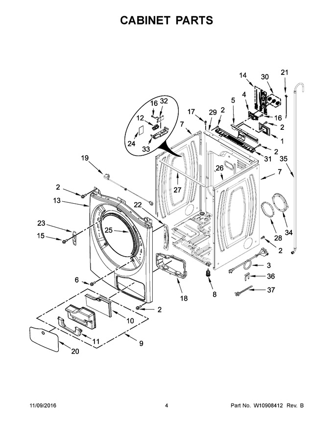 Diagram for YWED9290FW0