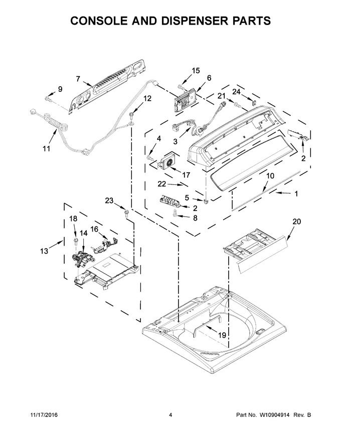 Diagram for WTW8500DW1