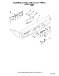 Diagram for 02 - Control Panel And Latch Parts