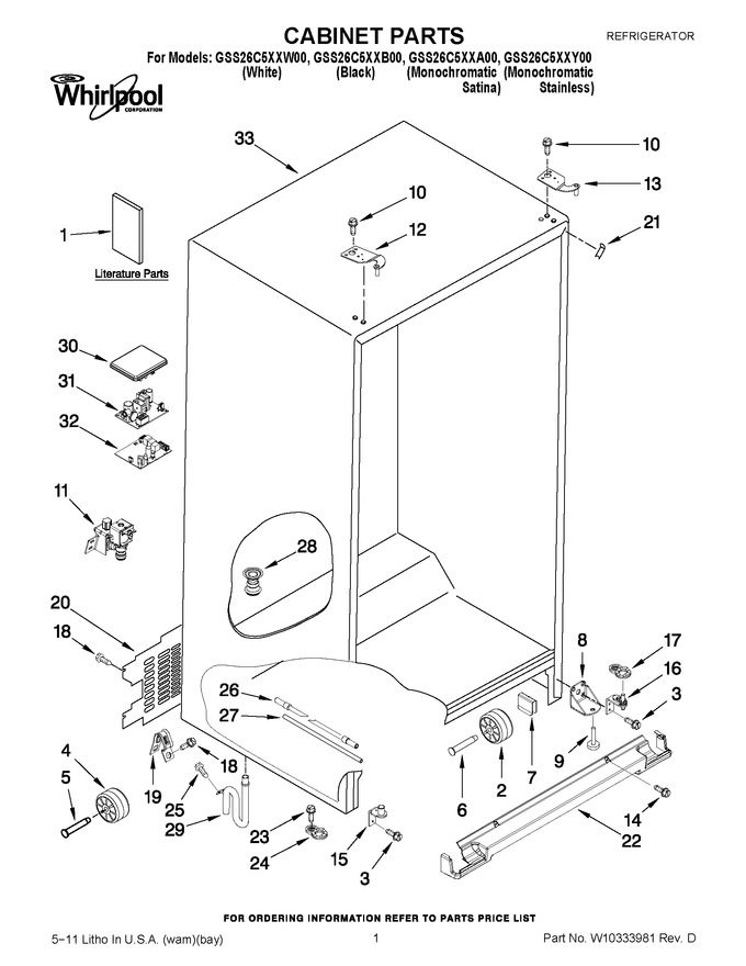 Diagram for GSS26C5XXY00