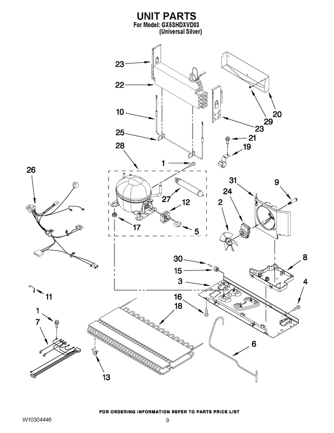 Diagram for GX5SHDXVD03
