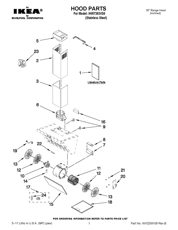 Diagram for IHW7303VS0