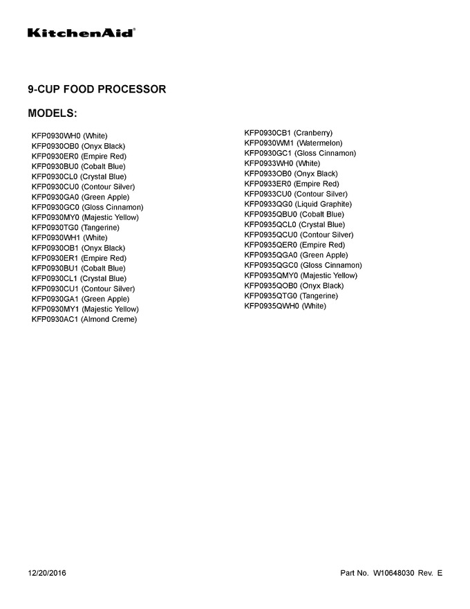 Diagram for KFP0930AC1